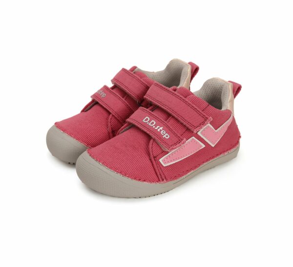 Deportivas RAYO de lona rosa de DDStep
