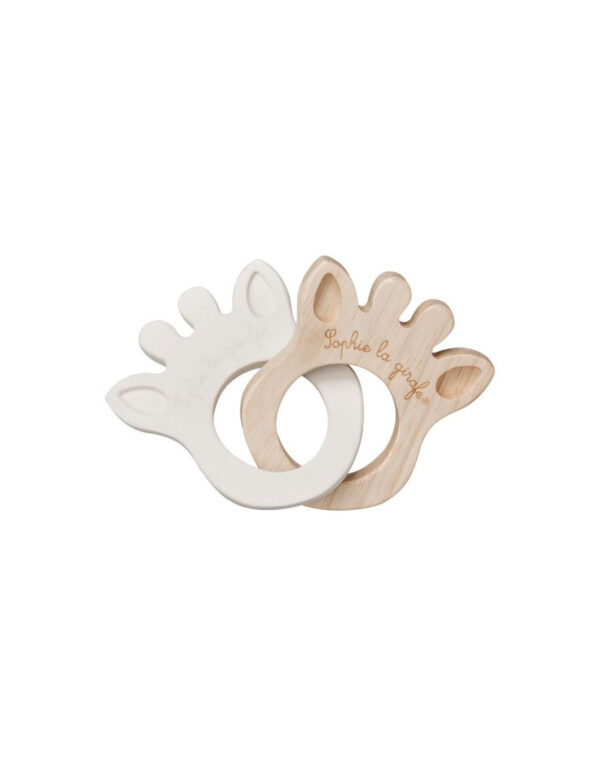 Silueta Anillo Caucho & Madera Sophie la girafe