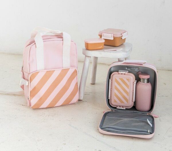 Caja Almuerzo Grande Big Stripes Pink - Imagen 2