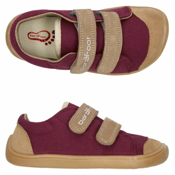 Deportivas Respetuosos de lona ELF DENVER burdeo 3F BAR3FOOT