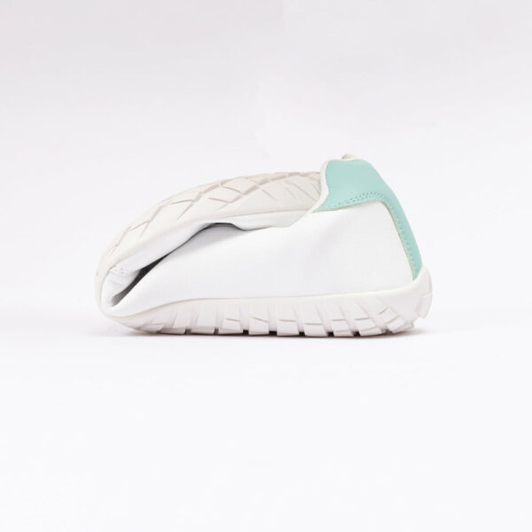 Deportivas flexibles Zzfaber Adultos Blancas Turquesa Microfibra