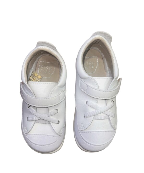 Zapato respetuoso blanco de microfibra de Piruflex - Imagen 3