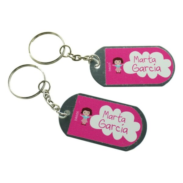 Llavero Chapa con Nombre Personalizado - Imagen 2
