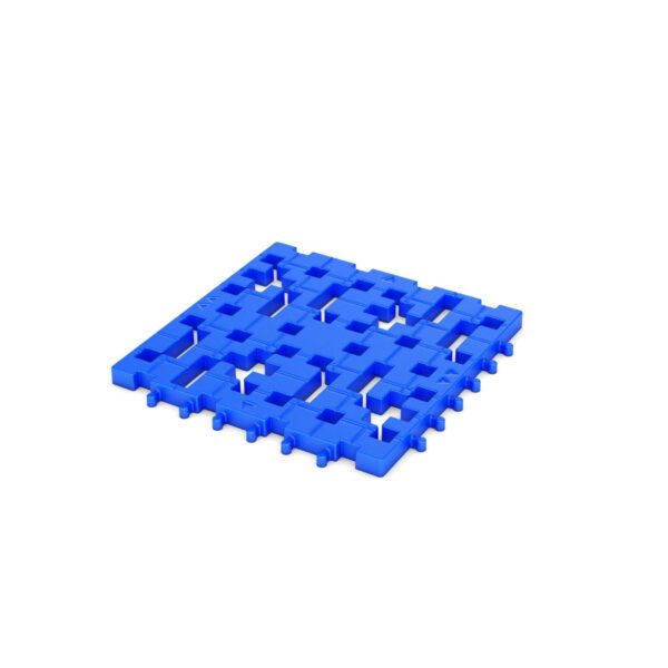 Bloques MELI Basic base azul de placas de construcción 6 piezas - Imagen 3