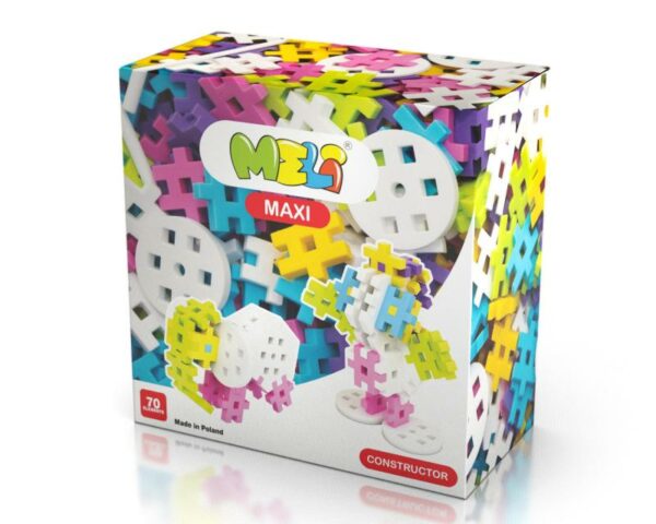 Bloques MELI Maxi CONSTRUCTOR Pastel 70 piezas de construcción