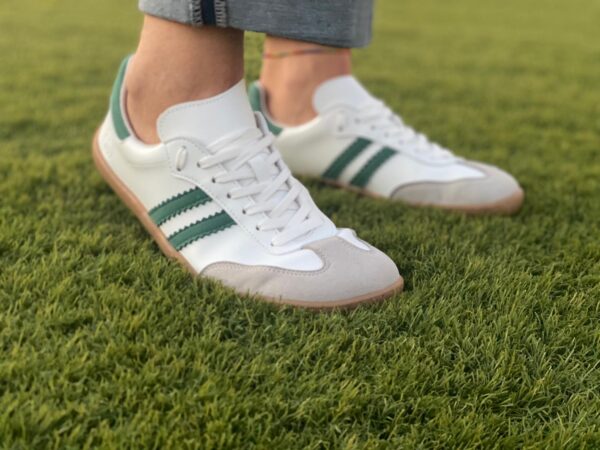 Deportivas Samba Respetuosas Adultos Blancas y Verde Coqueflex