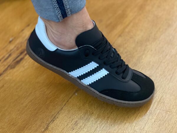 Deportivas Samba Respetuosas Adultos Negras y Blanca Coqueflex - Imagen 2