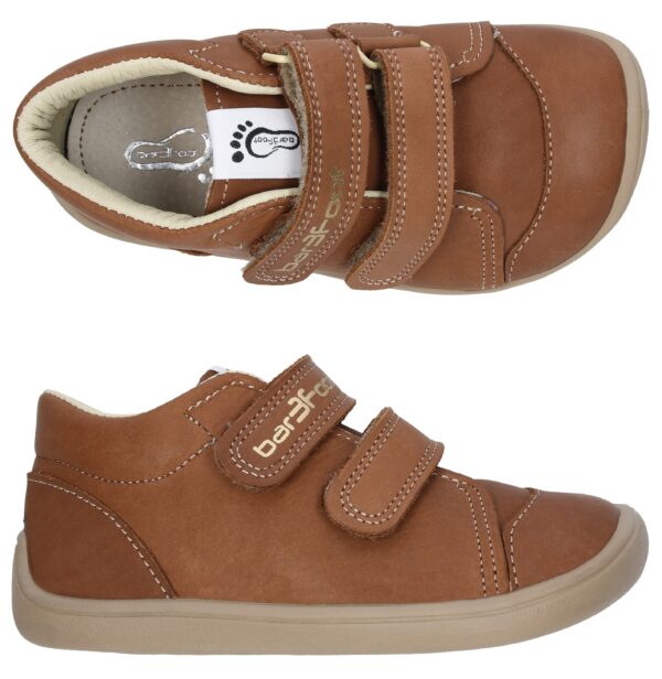 Botines respetuoso de piel camel modelo Elf STEP de Bar3foot