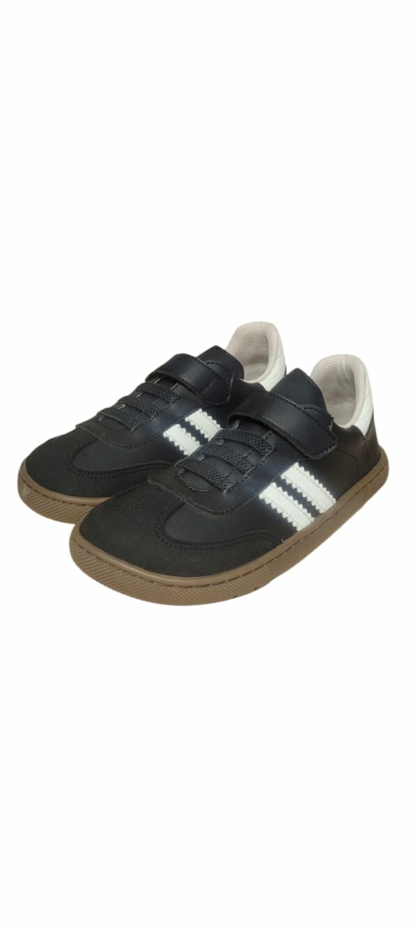 Deportivas Samba Respetuosa Niños Velcro Negras Coqueflex