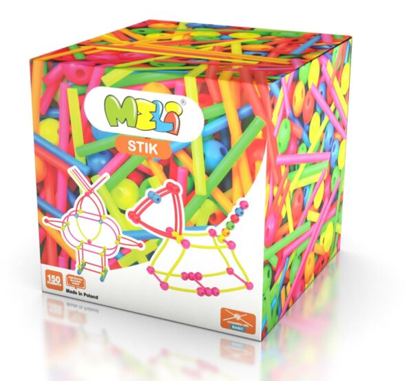 Palos flexibles MELI Stik Neon 150 piezas