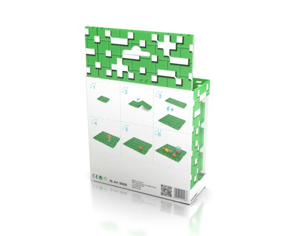 Base para bloques MELI MAXI 6 plataformas verdes - Imagen 5