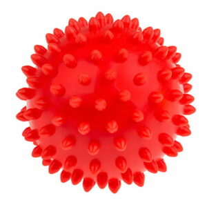 Balón de rehabilitación 9cm rojo.