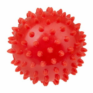 Balón de rehabilitación 7,6cm rojo.