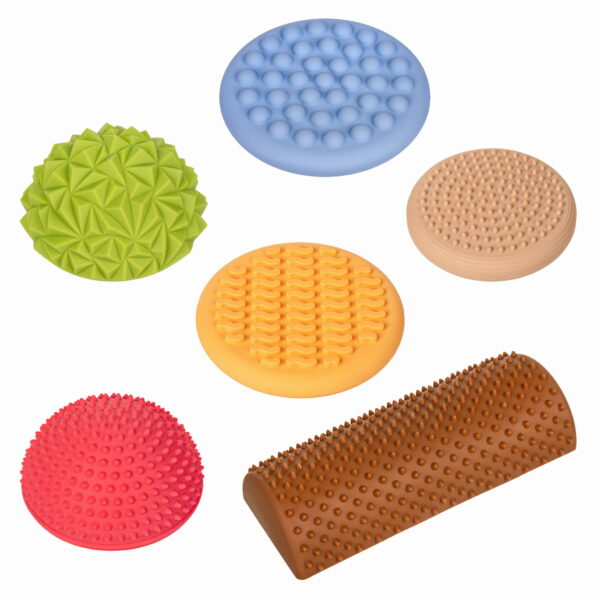 Camino sensorial pastel 6 uds.