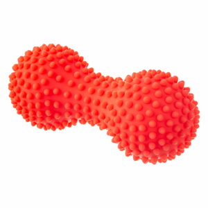 Rodillo para masaje y rehabilitación, duoball 15,5 cm, rojo