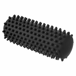 Rodillo para masaje y rehabilitación, rodillo 15 cm, negro