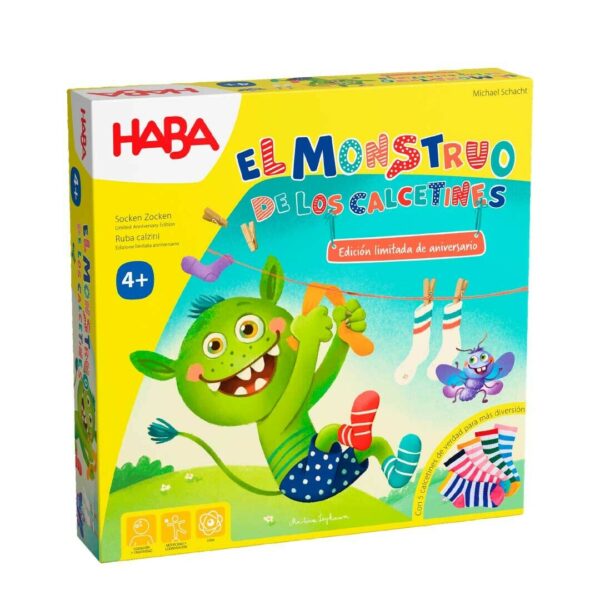 El Monstruo de los Calcetines - Edición especial de aniversario de Haba