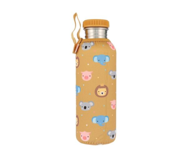 Botella Acero con Funda Animal Friends 750ml de Tutete