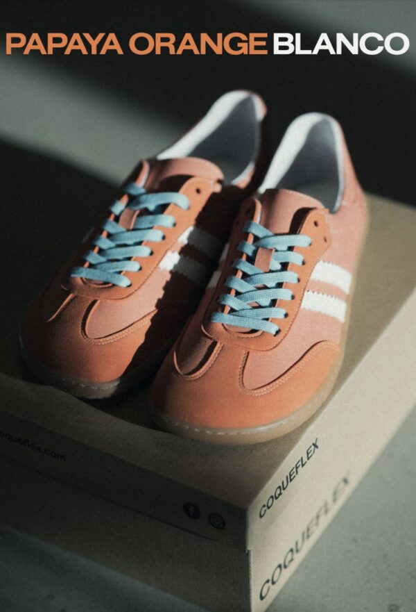 Deportivas PAPAYA ORANGE Samba Respetuosas Adultos Coqueflex - Imagen 2