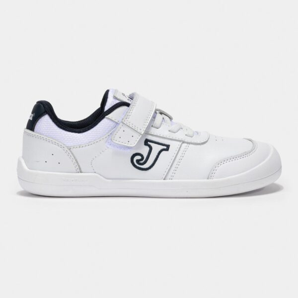 Zapatillas Deportivas Joma Respetuosas Niño Blanca y Azul Marino