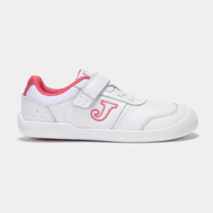 Zapatillas Deportivas Joma Respetuosas Niña Blanca y Rosa