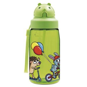 Botella BALLOONS de tritan 450 ml con pajita de Laken