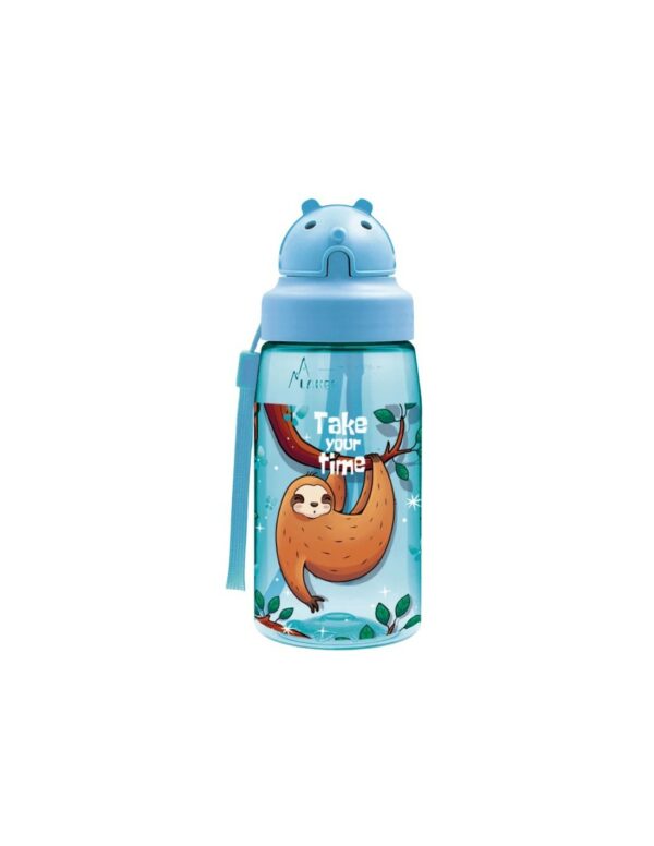 Botella LAZY de tritan 450 ml con pajita de Laken