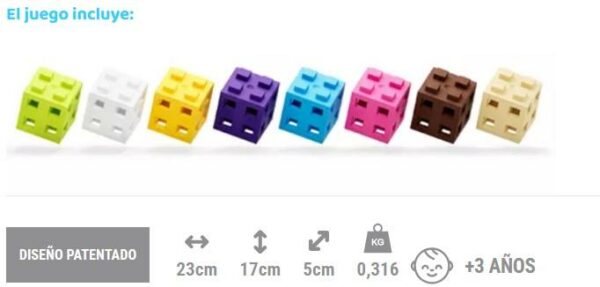 MELI Cube Pastel 50 piezas - Imagen 5