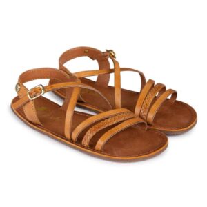 Sandalias barefoot Tulum marrón de Chetto