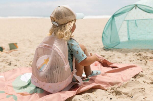 Mochilas de rejilla antiarena de niños para la playa de Tutete