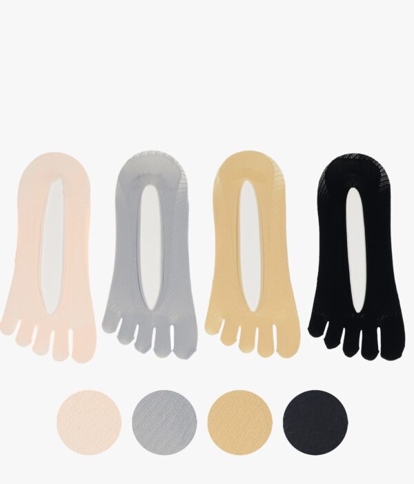 Calcetines Invisibles de 5 Dedos 35-40 para Mujer