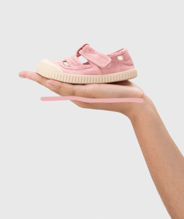 Sandalias de lona BERRI BRF de color rosa de Igor - Imagen 4