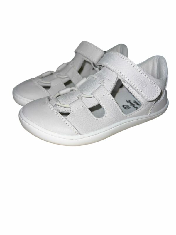 Sandalias cerradas barefoot Dubai blancas de Chetto