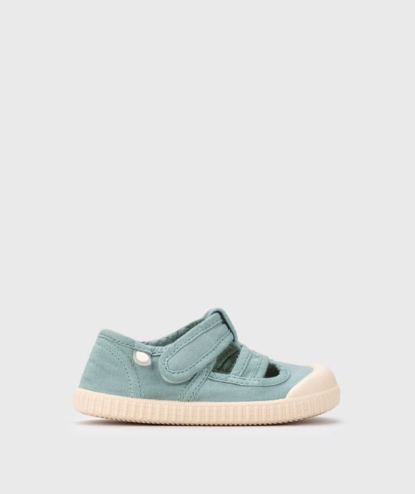 Sandalias de lona BERRI BRF de color matcha de Igor - Imagen 4