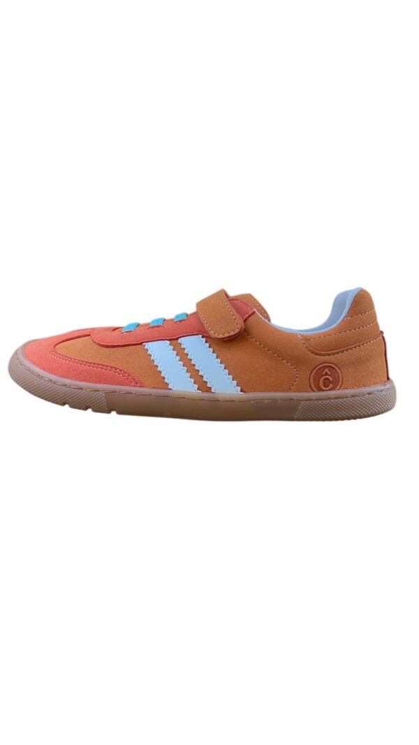 Deportivas PAPAYA BLANCO Samba Respetuosa Niños Velcro Coqueflex