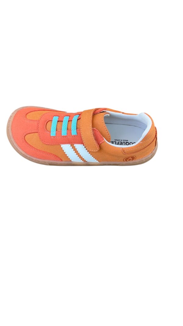 Deportivas PAPAYA BLANCO Samba Respetuosa Niños Velcro Coqueflex - Imagen 2