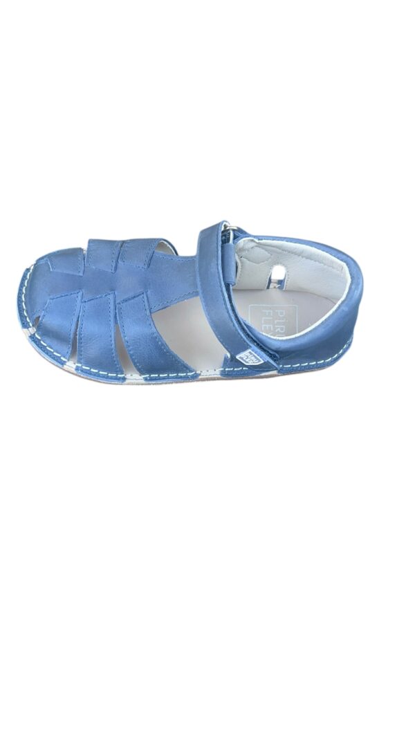 Sandalias azules de piel de Piruflex - Imagen 4