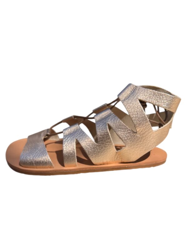Sandalias barefoot Naia platino de Vivant