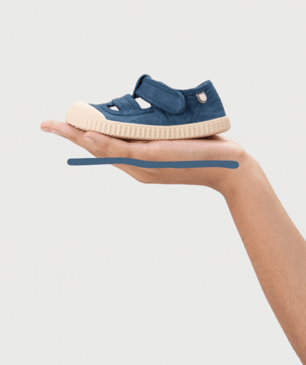 Sandalias de lona BERRI BRF de color azul marino de Igor - Imagen 6