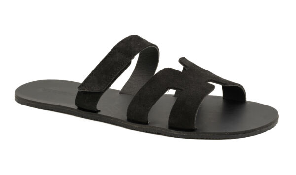 Sandalias Serraje Negro de Coqueflex