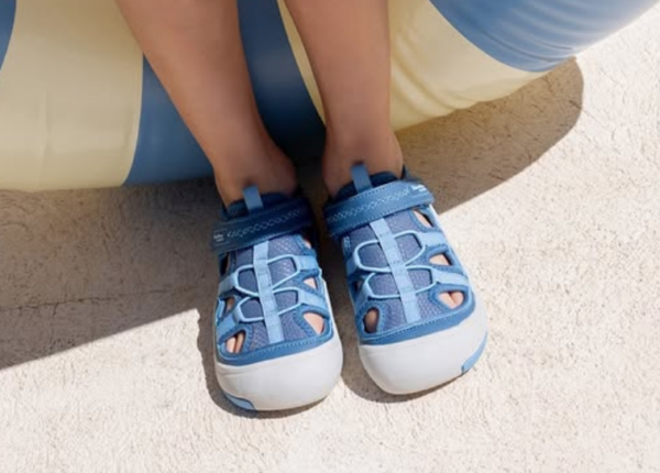 Sandalias cerradas Blanditos By Crio's Barefoot trekking azules