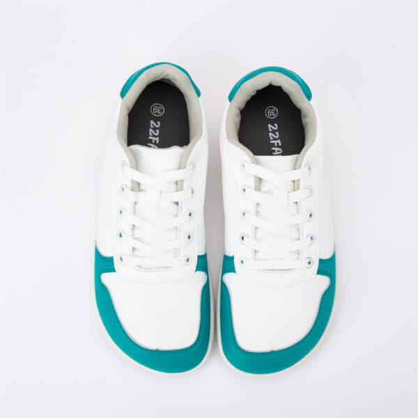PREVENTA Zapatillas deportivas ZZFaber blancas con detalle verde - Imagen 2