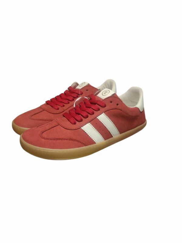 Zapatilla Barefoot  de Piel Rojo de Chetto
