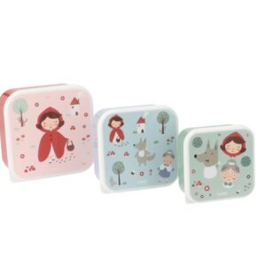 3 Cajas Almuerzo Little Red  Tutete