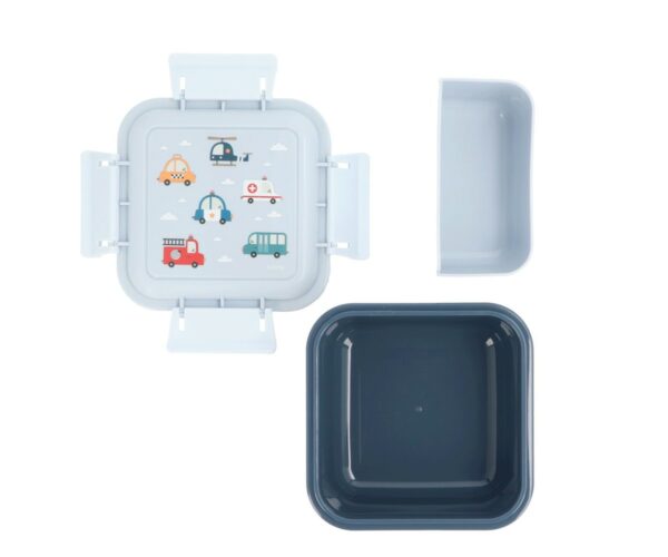 Caja Almuerzo Grande City Cars Tutete - Imagen 2