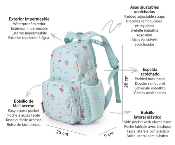 Mochila Infantil The Three Little Pigs de Tutete - Imagen 2