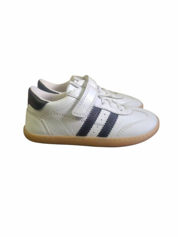 Zapatilla Deportiva Bebé Barefoot de Piel Blanca Chetto - Imagen 2